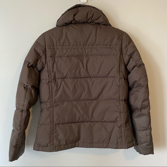 Jacob women’s brown down filled puffer coat parka size Medium - Picture 2 of 12